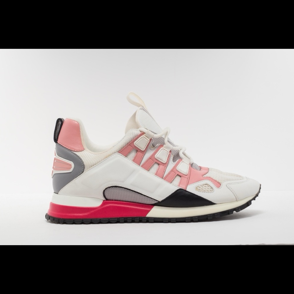 Louis Vuitton Run Away Sneakers ( Pink/White)